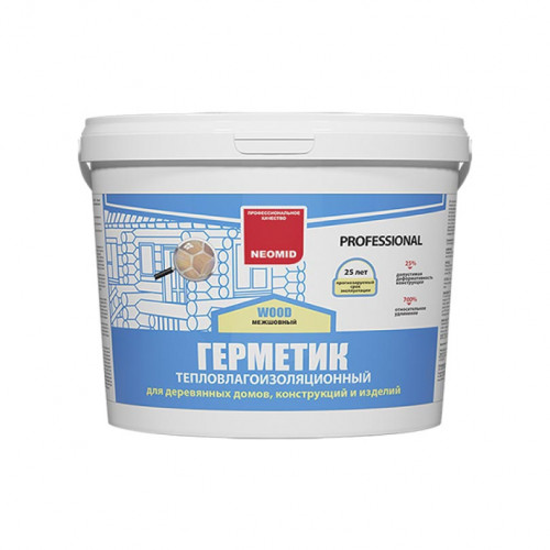 Герметик межшовный тепло- и влагоизоляционный Neomid Герметик 3 кг